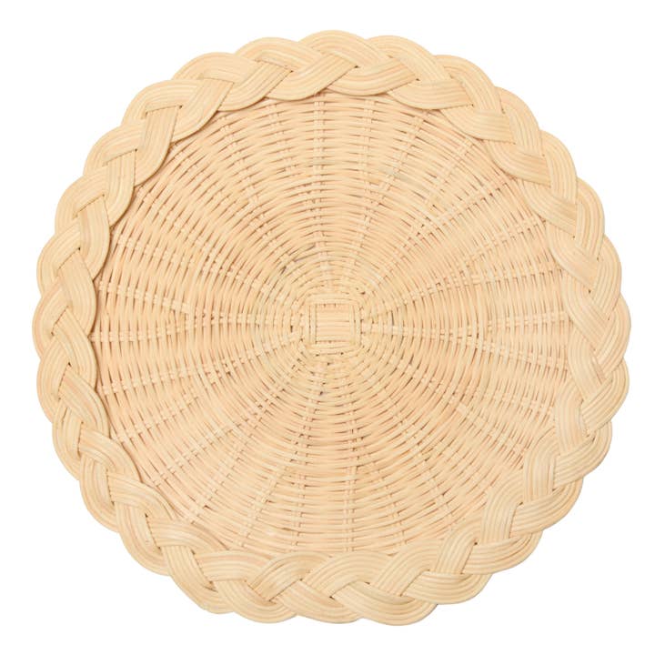 Braided Weave Natural Placemats - Set of 5 for wholesale by Caravan Home