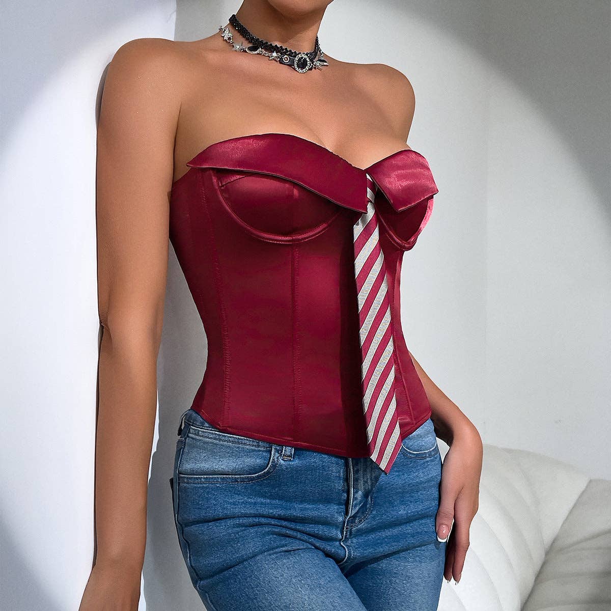 Marayn - Wholesale Blouse - Women's - Spicy Business Top Chic Edgy  Ready to Sell10