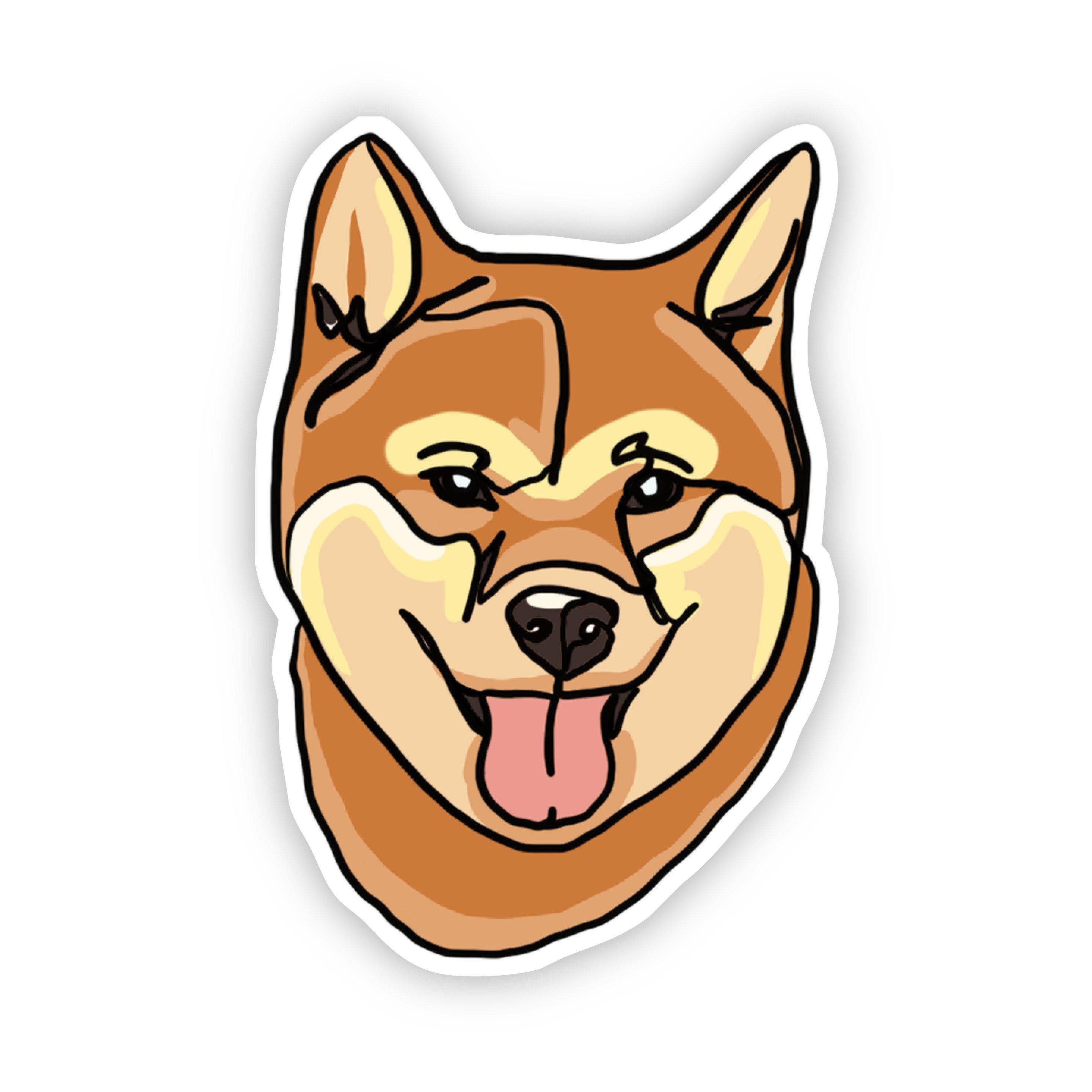 Big Moods - Wholesale Sticker - Shiba Inu Dog Sticker