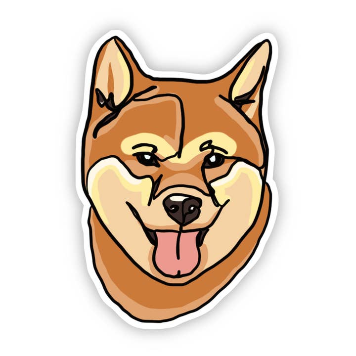 Shiba Inu Dog Sticker for wholesale by Big Moods