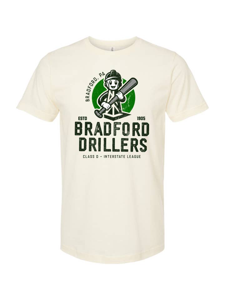 Yinzylvania - Wholesale Screen printed t-shirt – unisex - Bradford Drillers Baseball - 19053