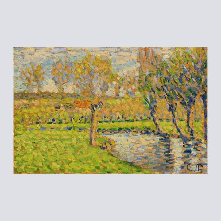 Bords de l’Epte à Éragny (1886) Impression d'art pour la vente par Milisima Studio