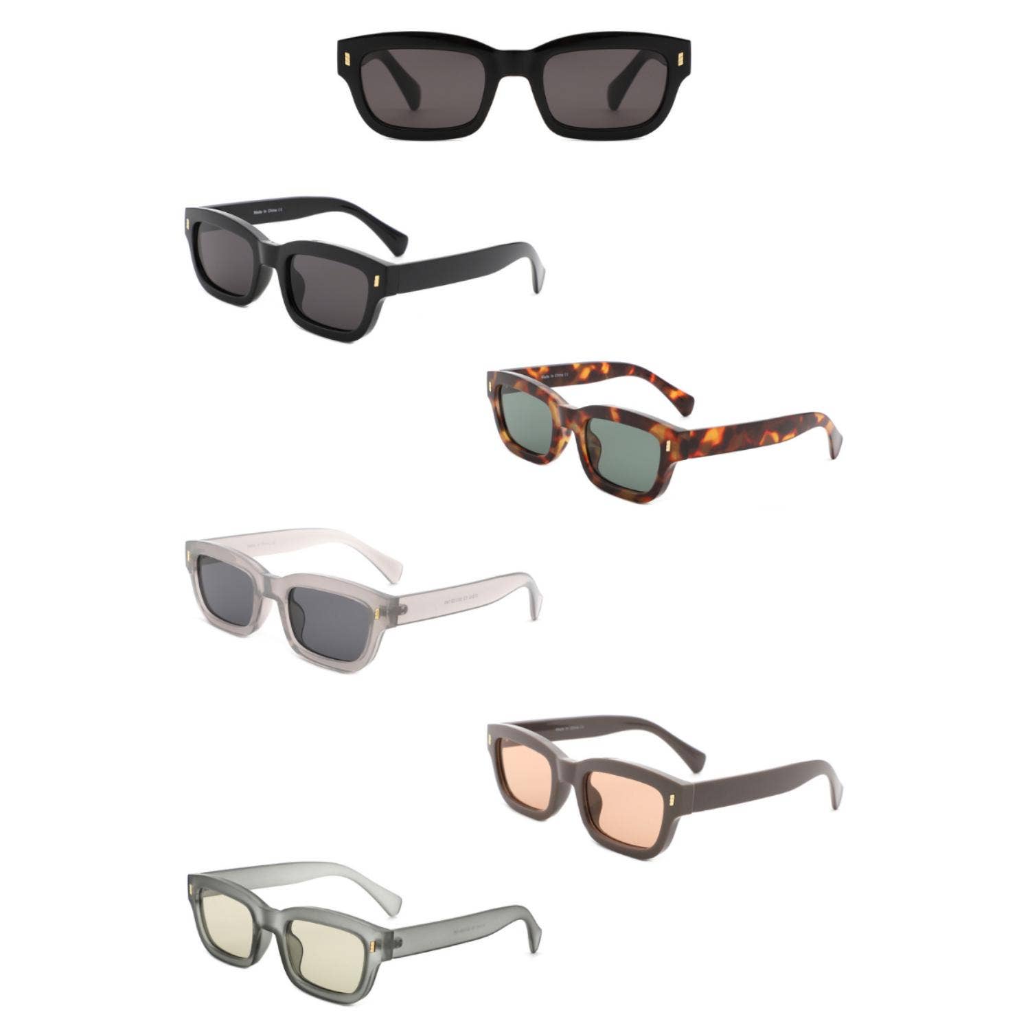 Cramilo Eyewear - Wholesale Sunglasses - Women's -  Rectangular Fashion Bold Vintage Inspired Sunglasses0