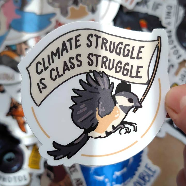 Climate Struggle Sticker for wholesale by weneedtogooutside