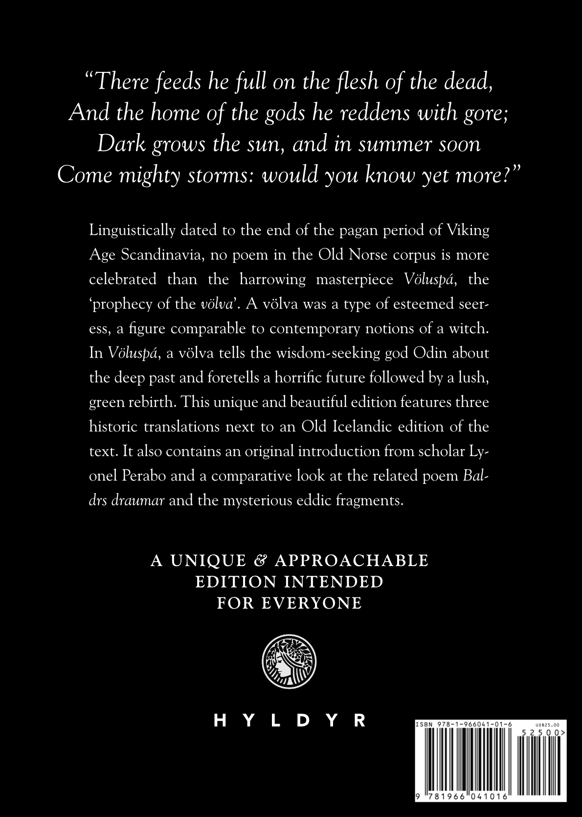 Hyldyr - Wholesale Poetry & Drama - The Comparative Völuspá6