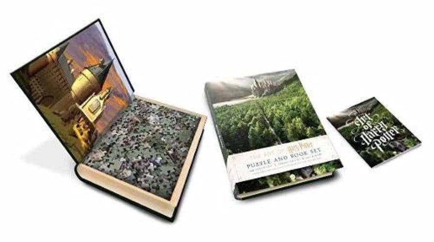 Cardshouse - Vente Puzzle – adulte - L'Art de Harry Potter : Coffret Puzzle et Livre (Boîte à Livres)1