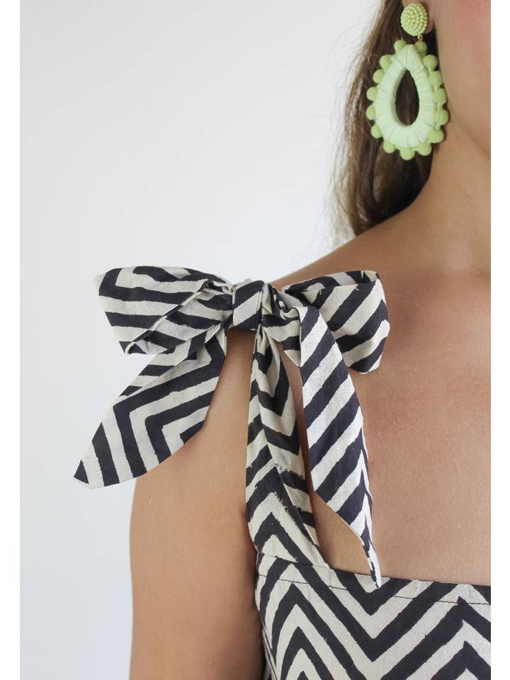 Be Sunset - Wholesale Dress - Women's - Bow Bahamas Zig Zag Dress2