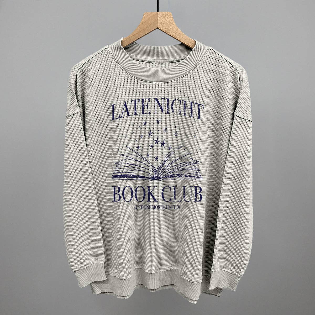 Ivy + Cloth - Wholesale Graphic Sweatshirt - Women's - Late Night Book Club9