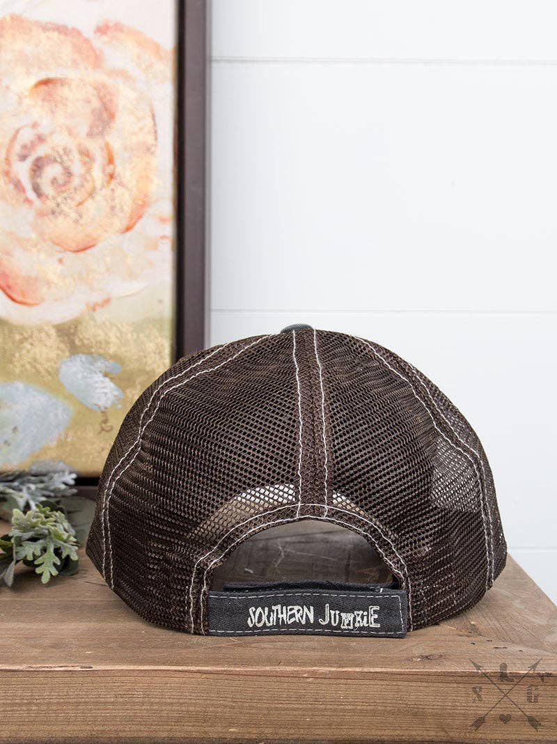 BLK Boné preto com tela marrom para venda a revendedores na Faire1