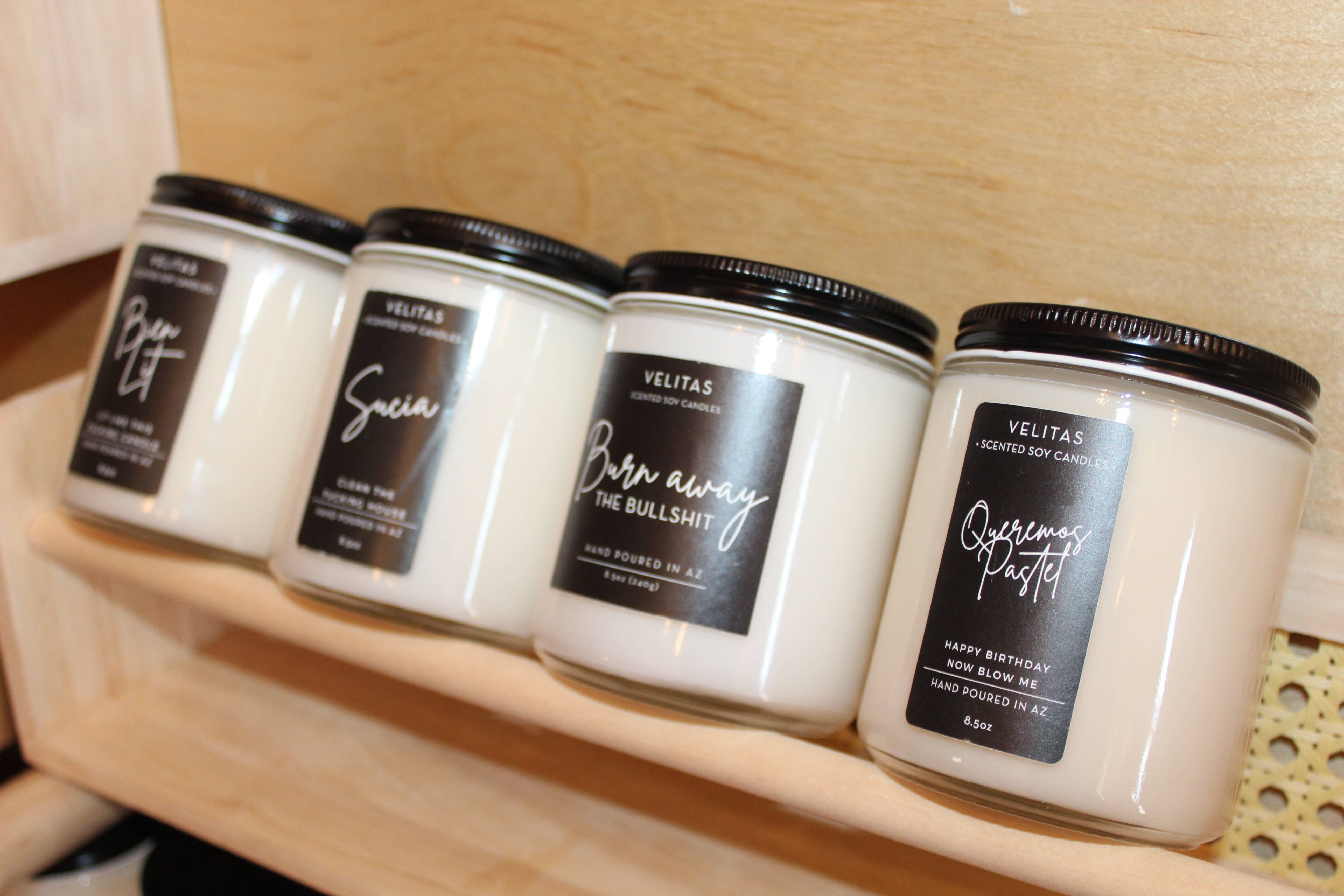 Velitas - Wholesale Jar/Filled Candle - BIEN LIT2