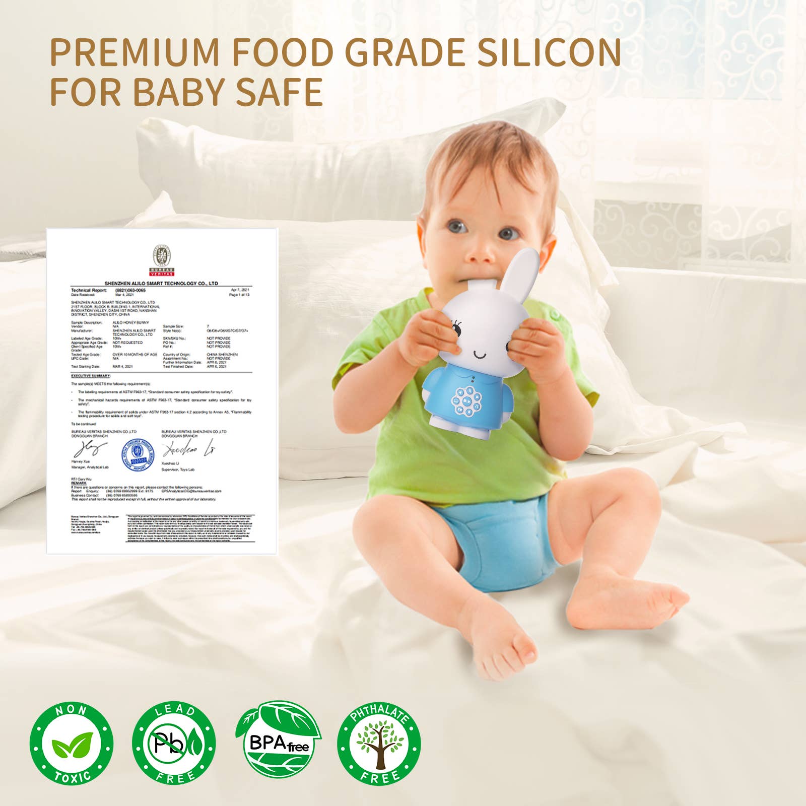 Alilo - Wholesale Electronic Toy - Kids & Baby - Honey Bunny – Nightlight Toy with Stories & Music4