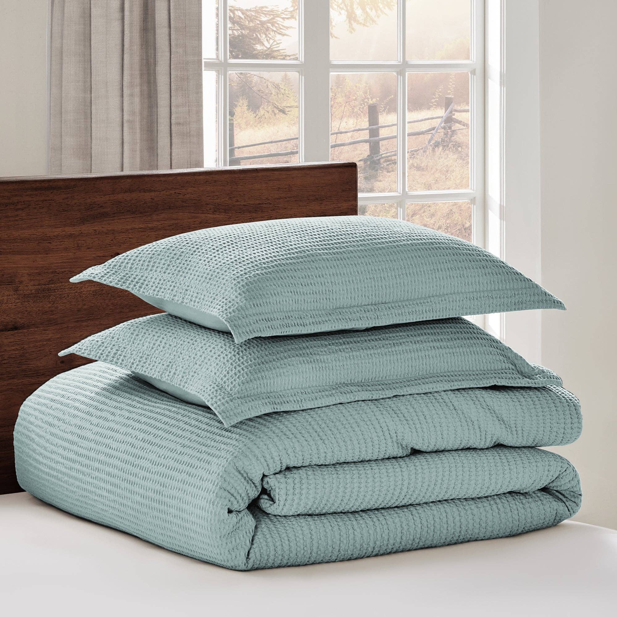 Levtex Home - Wholesale Bedding Set - Cloud Waffle Duvet/Comforter Set95