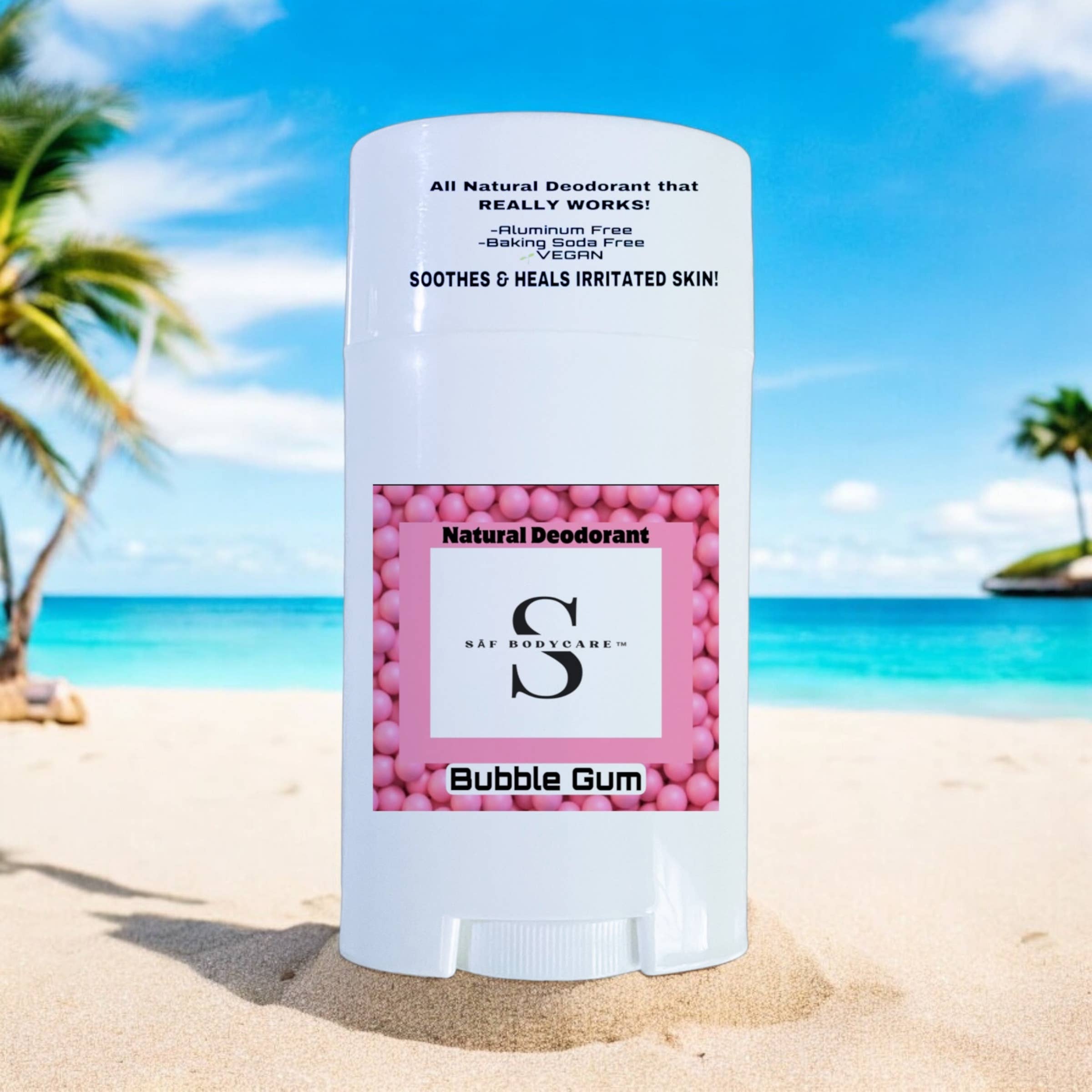 SĀF Body Care - Wholesale Deodorant - Women's - Bubble Gum Natural Deodorant, Aluminum Free, Plant Based10