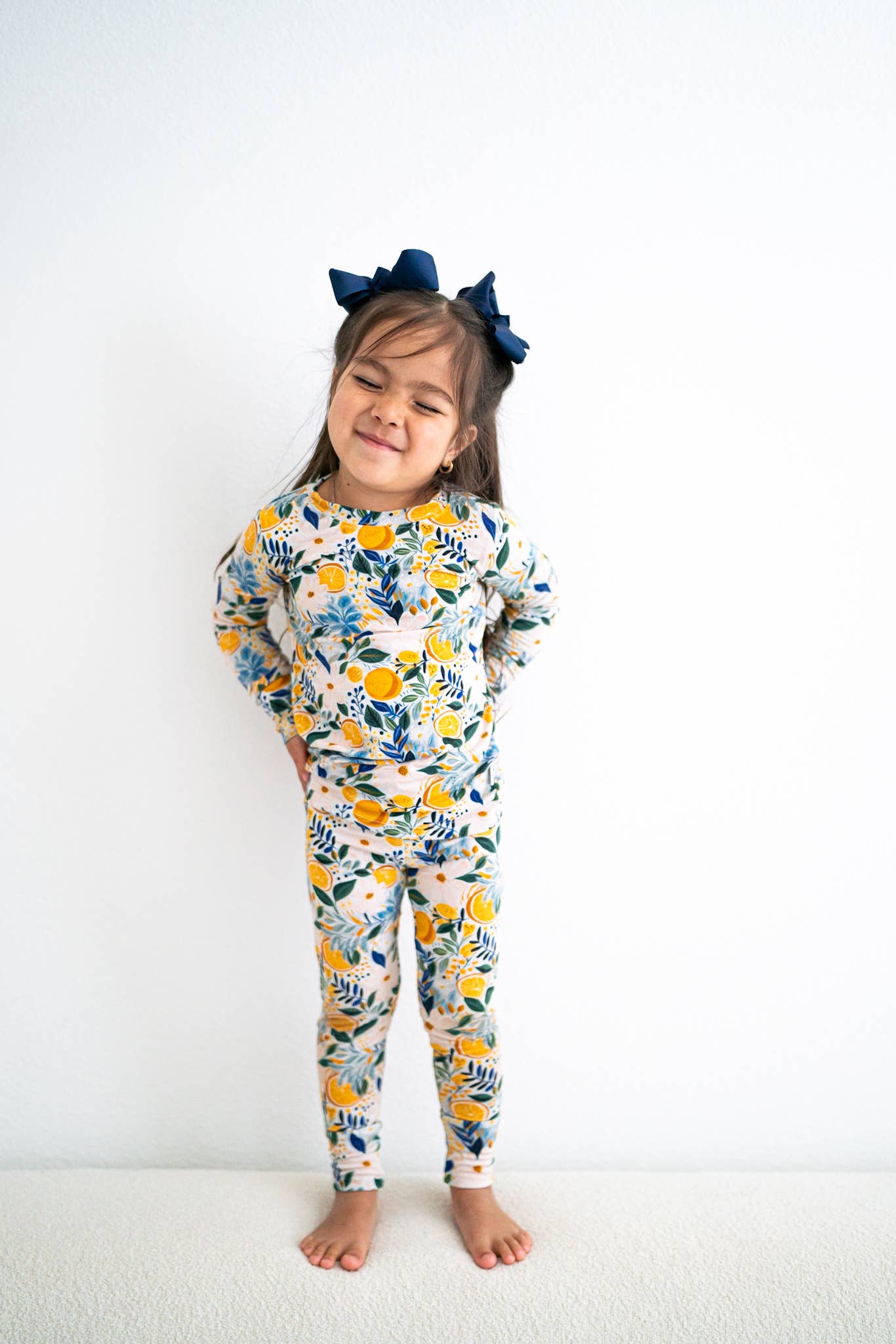 Love, Eloise - Wholesale Sleepwear Set - Kids - Kids Bamboo Long Sleeves Pajama Set - Clementine6