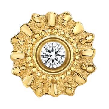 Diana – Extremidade Sem Rosca em Ouro 14K/18K por atacado de Piercing-zone