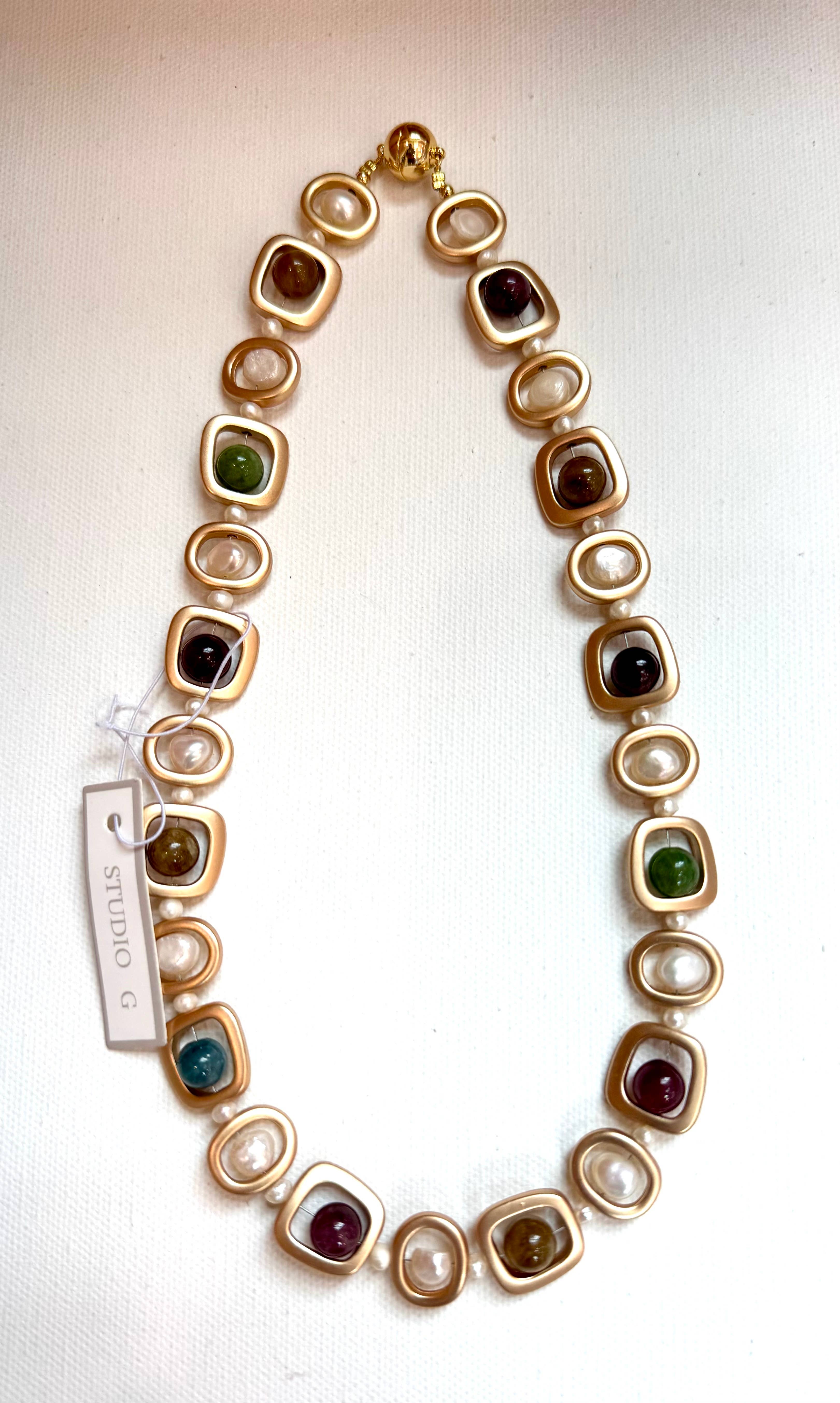 Studio G - Wholesale Beaded/Pearl Necklace - #57 Modern Necklace16