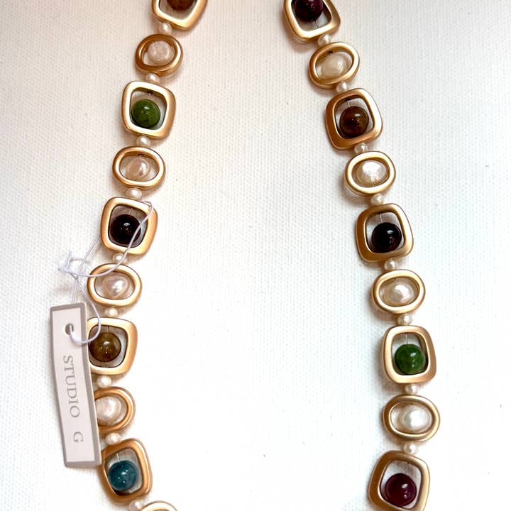 Studio G - Wholesale Beaded/Pearl Necklace - #57 Modern Necklace16