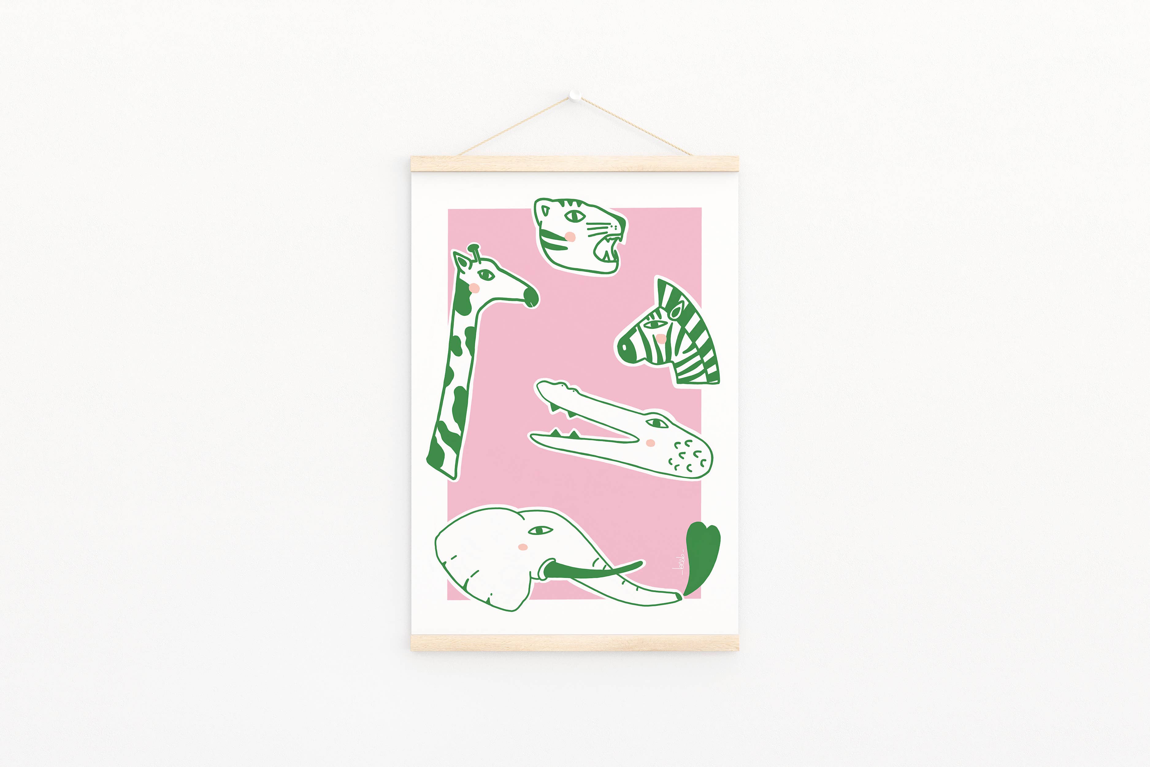 beeb - Wholesale Poster - Affiche 'Wild animals'1