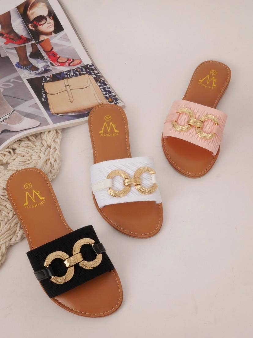 サンダル・ミュール Bling bling cubic strap venice mule heel (5 cm, 3 COLOR) BELLICY / Cink-me wholesale products