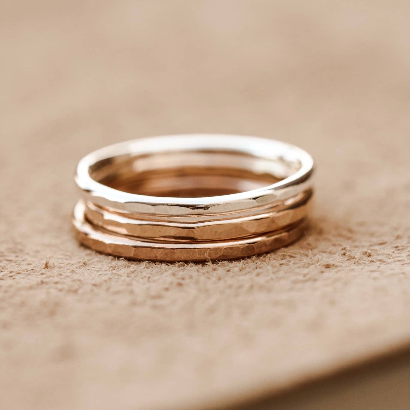 Everly Made - Wholesale Band/Stacked Ring - Golden Hill Ring5