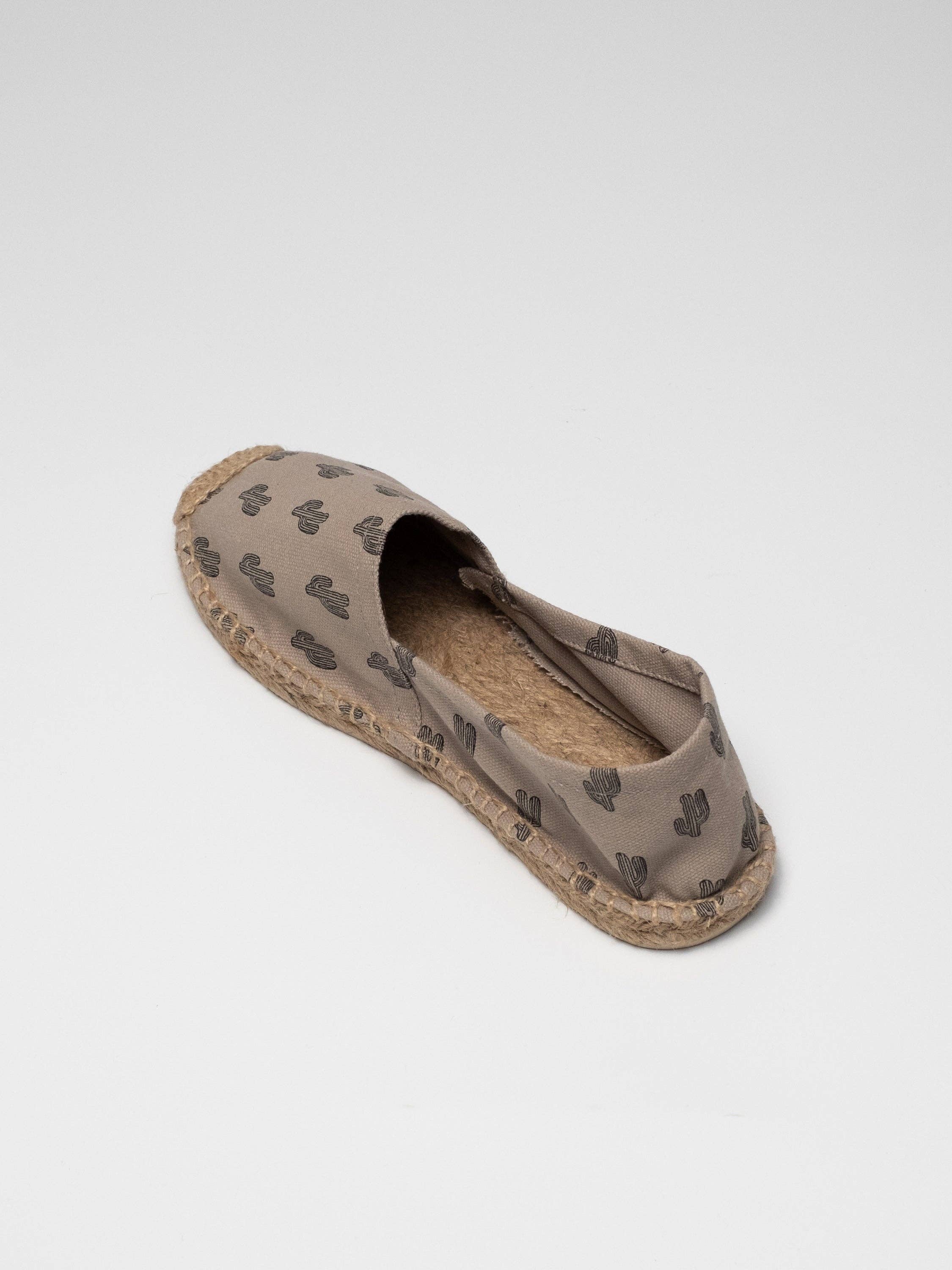 Beige My Beach Spirit Cactus Espadrilles für Damen, kaki, Größen 36-41 – 24 Paar pro Box für den Großhandel auf Faire3