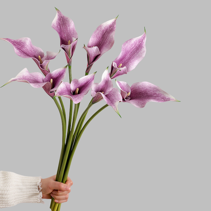 ACNITE(We cover U.S. import duties) - Wholesale Kunstbloemen - Nep calla lelie met 2 blaadjes en realistische feel voor woningdecoratie2
