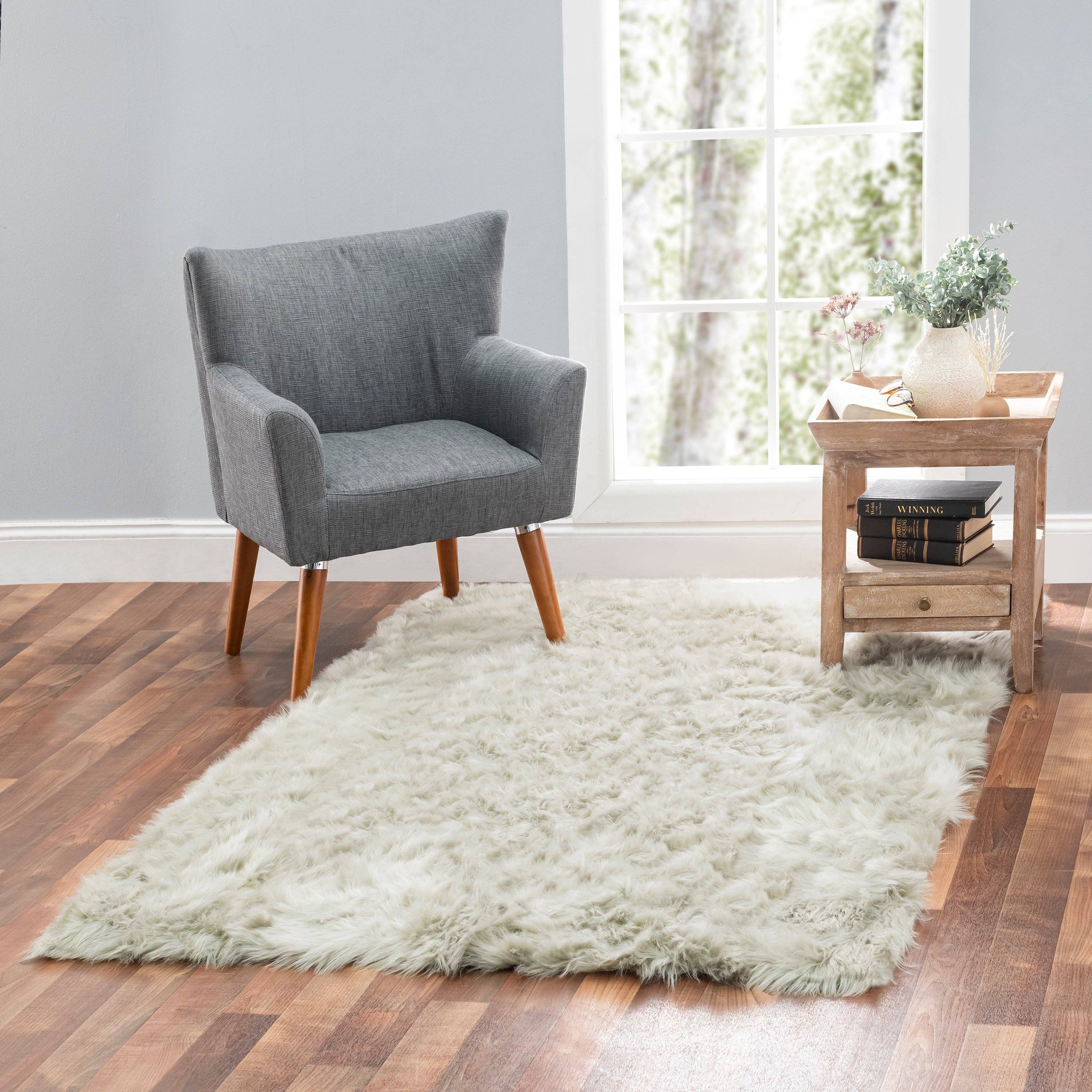 Walk on Me - Wholesale Area Rug - Faux Fur Super Soft and Silky Area Rug Witn Non Slip Backing and Machine Washable23