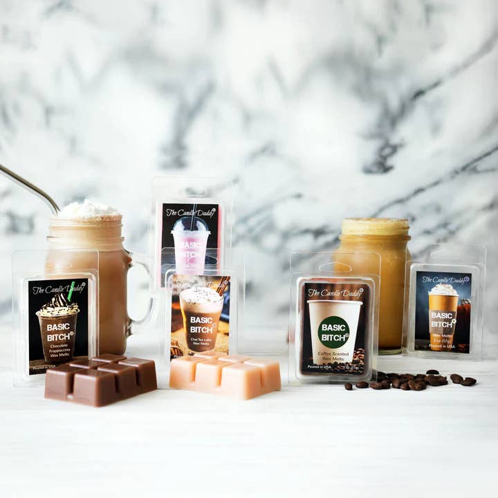 Basic Bitch Funny Assorted 5-Pack of Wax Melts for wholesale by The Candle Daddy