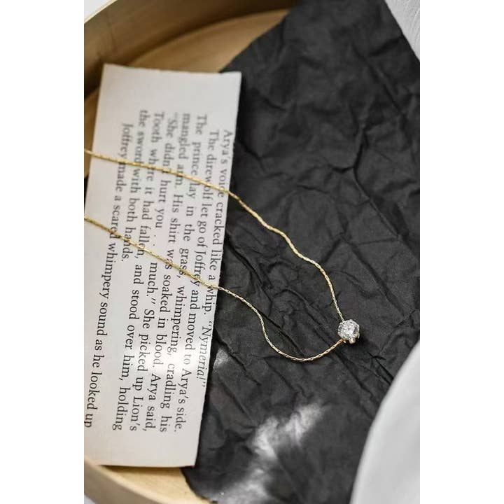 GOLD 18K STAINLESS STEEL TARNISH FREE CLASSIC NECKLACE | 40NK385 for wholesale on Faire4