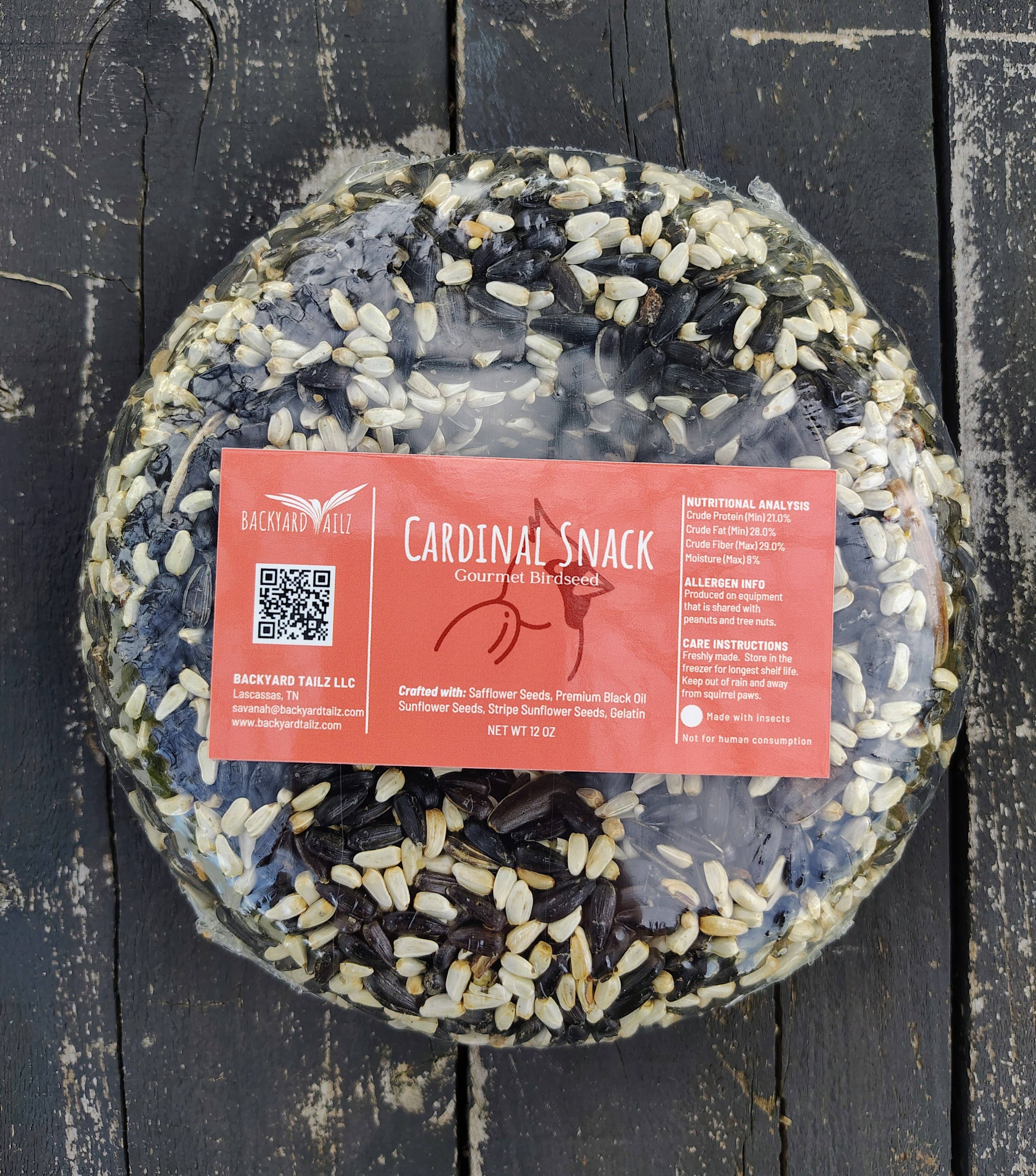 Backyard Tailz - Wholesale Bird Feeder - Birdseed Wreath (Cardinal Snack)4