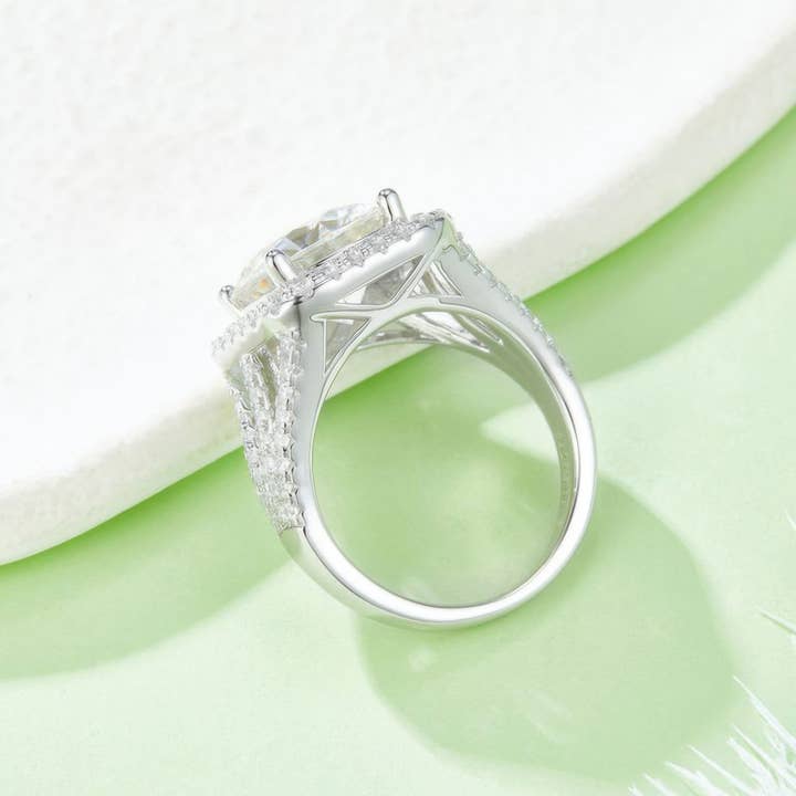 Sparkile - Wholesale Cocktail/Statement Ring - 5 Carat Moissanite Engagement Ring
