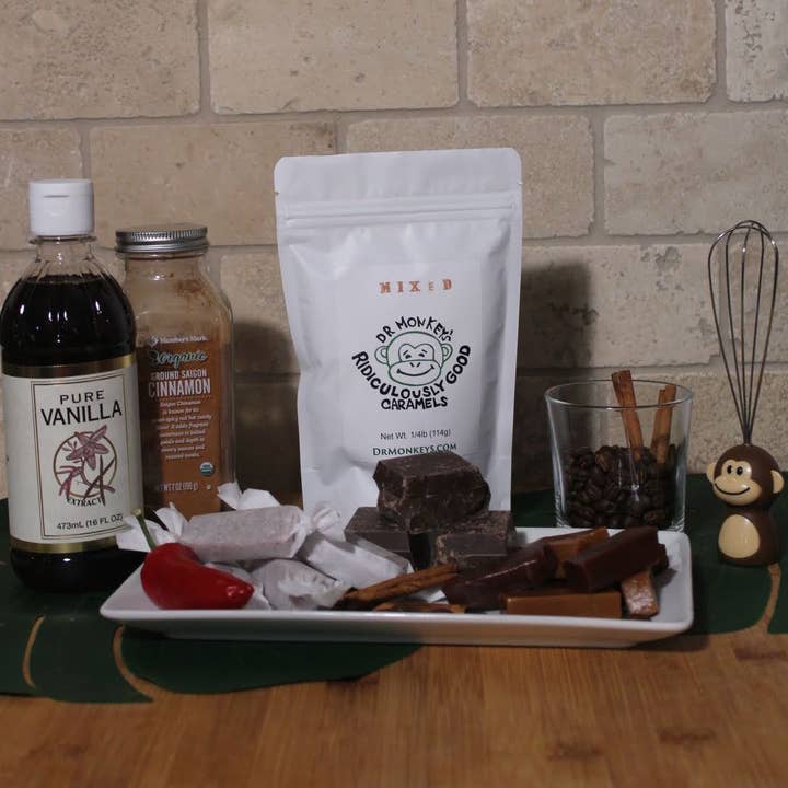 Dr. Monkey's Ridiculously Good Caramels - Vente Caramels - Monkey Mix