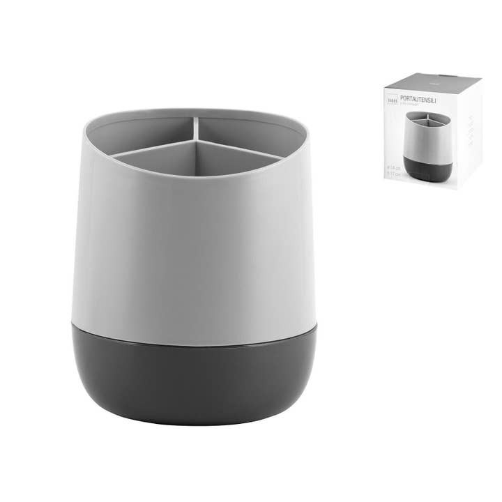 Werkzeughalter 3 Plätze Pop Grey aus grauem Polystyrol für den Großhandel von H&H