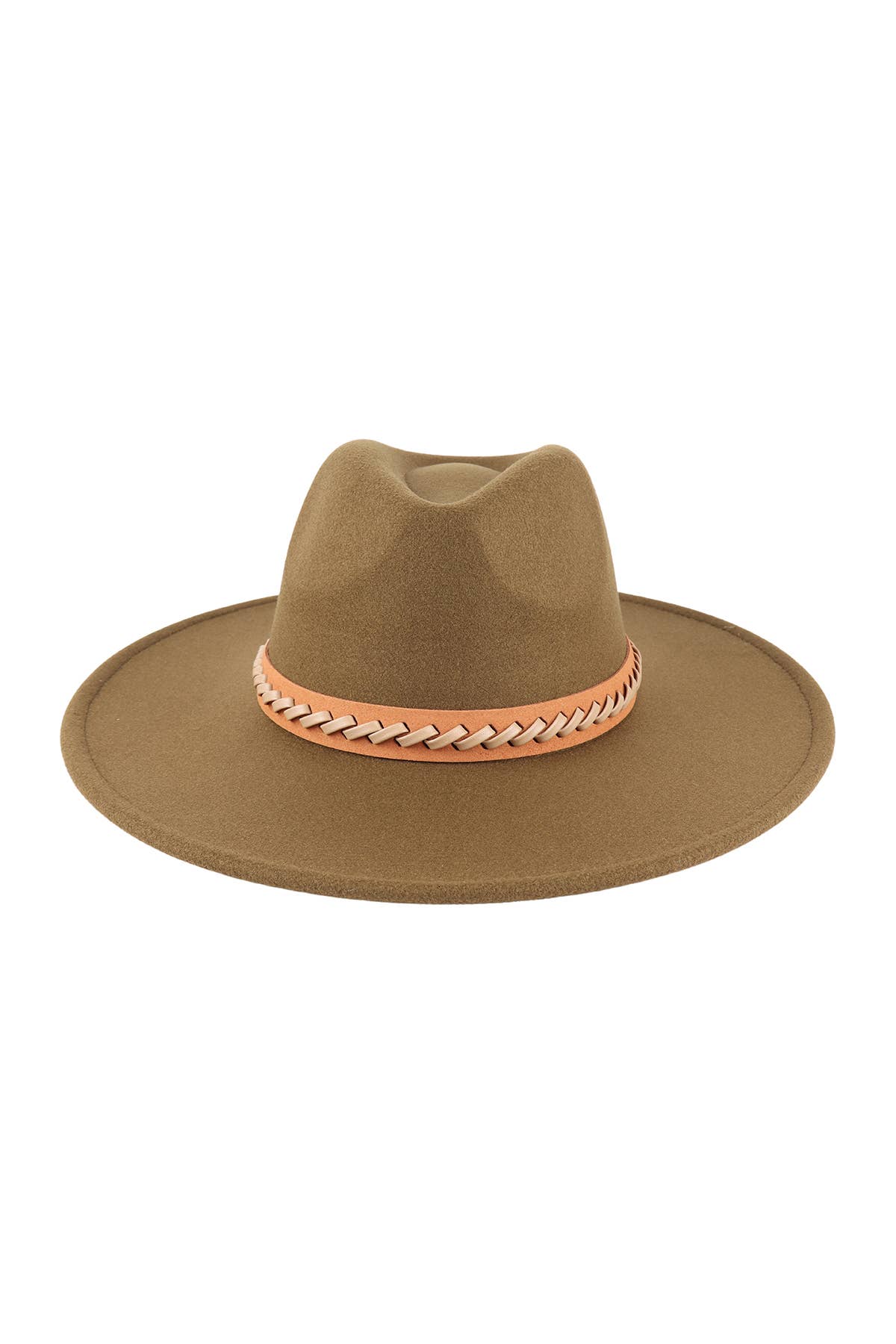 MYS Wholesale Inc - Wholesale Fedora - Women's - Felt Fashion Brim Hat With Leather Braided20