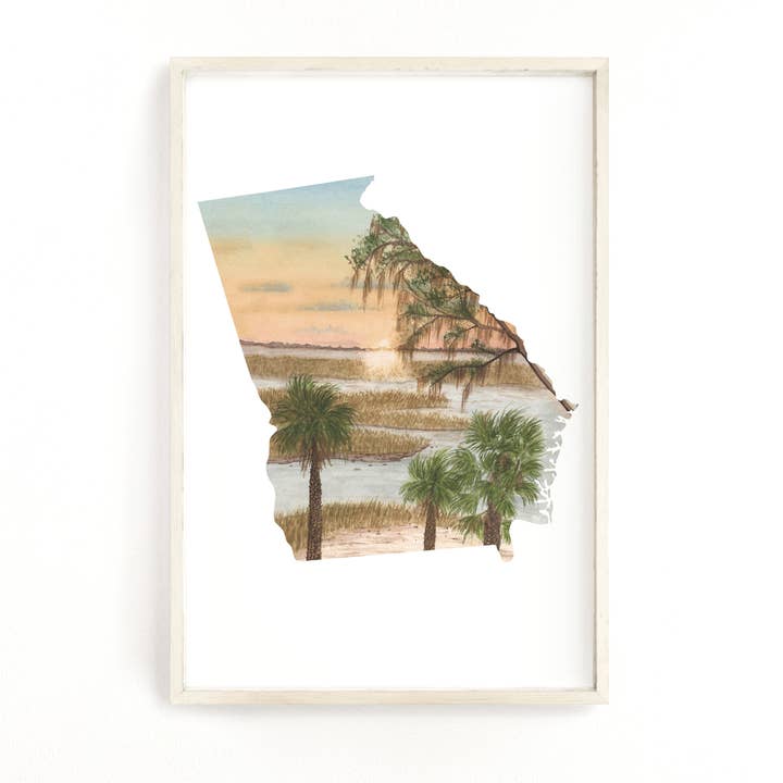 Georgia Print | Cumberland Island Art for wholesale by Emilie Taylor