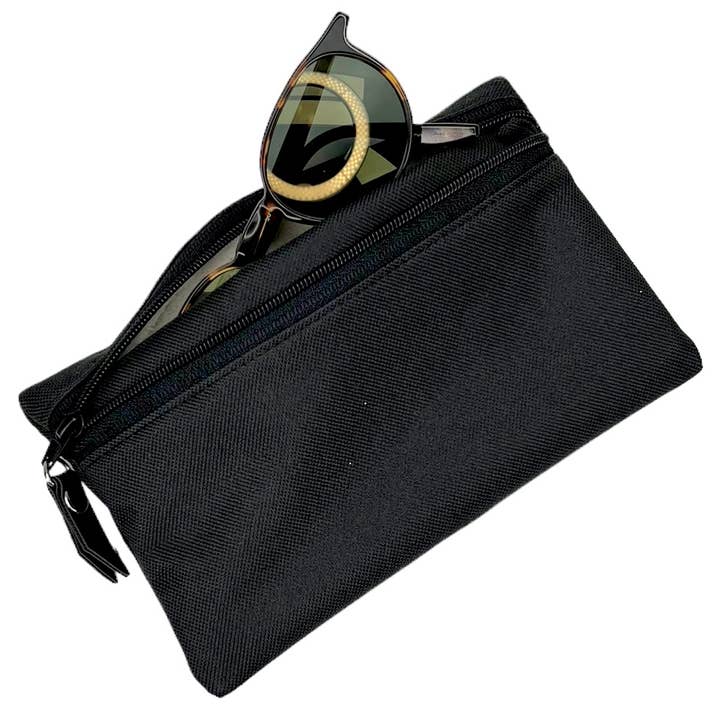 Eyeglass case, “Brooklyn” black for wholesale by Emmanuel Création