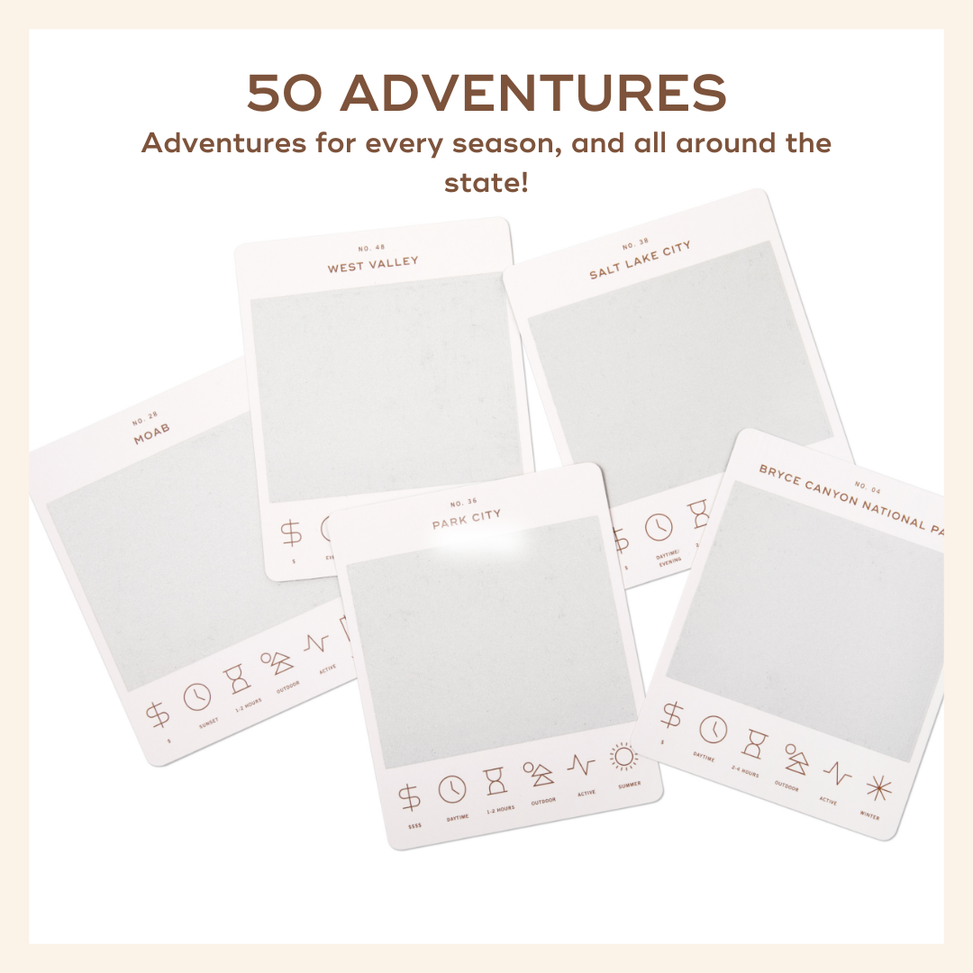 Reach International Outfitters - Wholesale Card Game - Utah Adventure Bucket List8