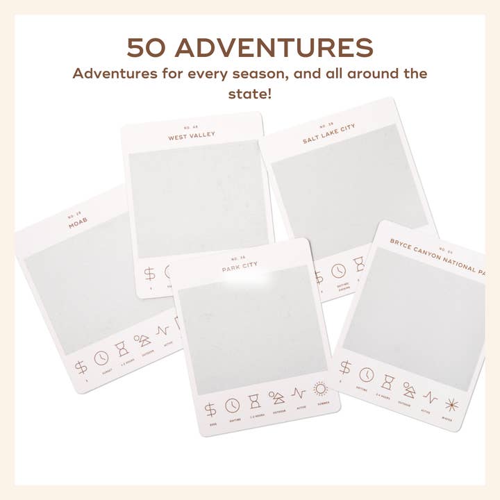 Reach International Outfitters - Wholesale Card Game - Utah Adventure Bucket List8