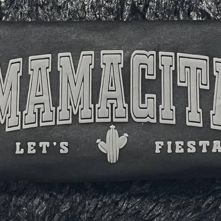 Mamacita Let's Fiesta Puff for wholesale by MidWest Tees