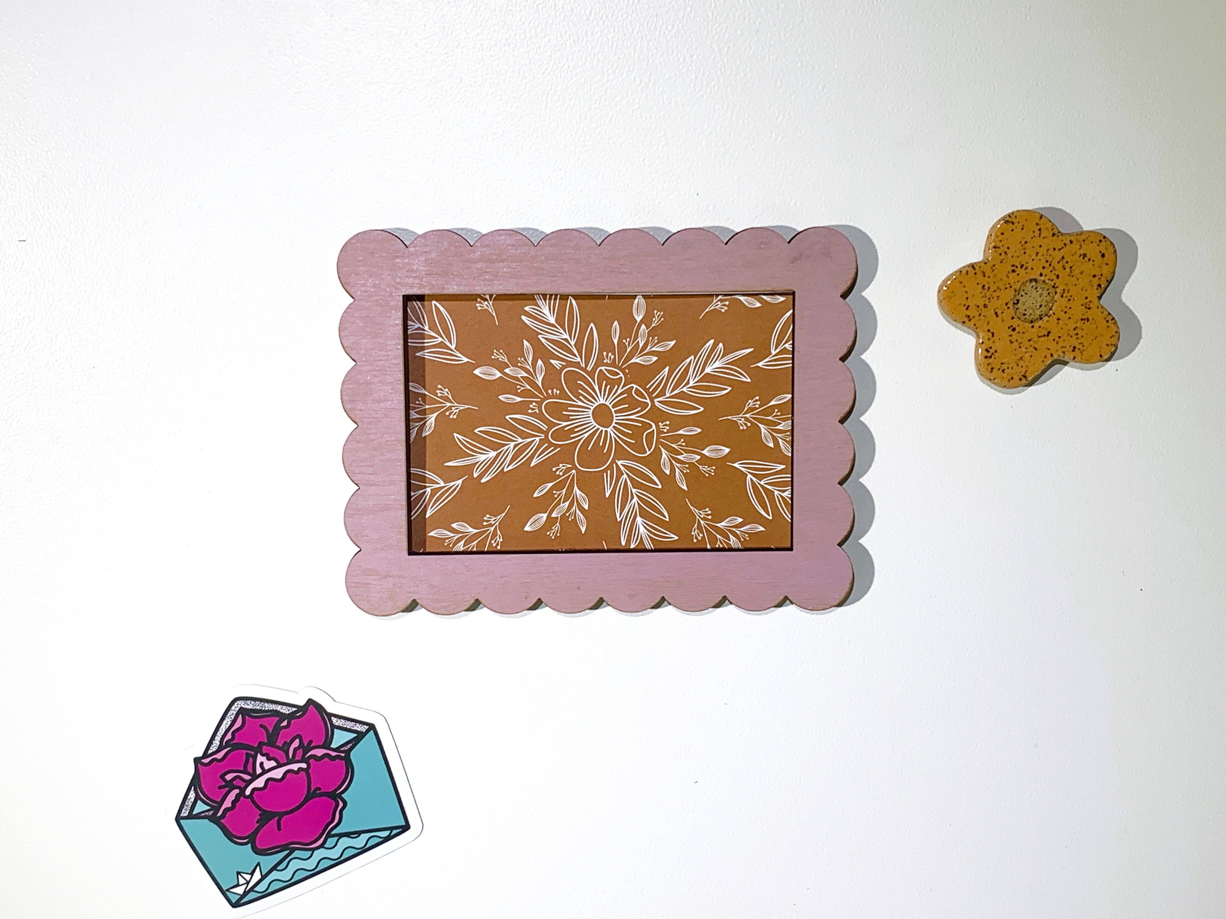 Tusk and Temperance - Wholesale Picture Frame - Wooden Scallop Magnet Frames5