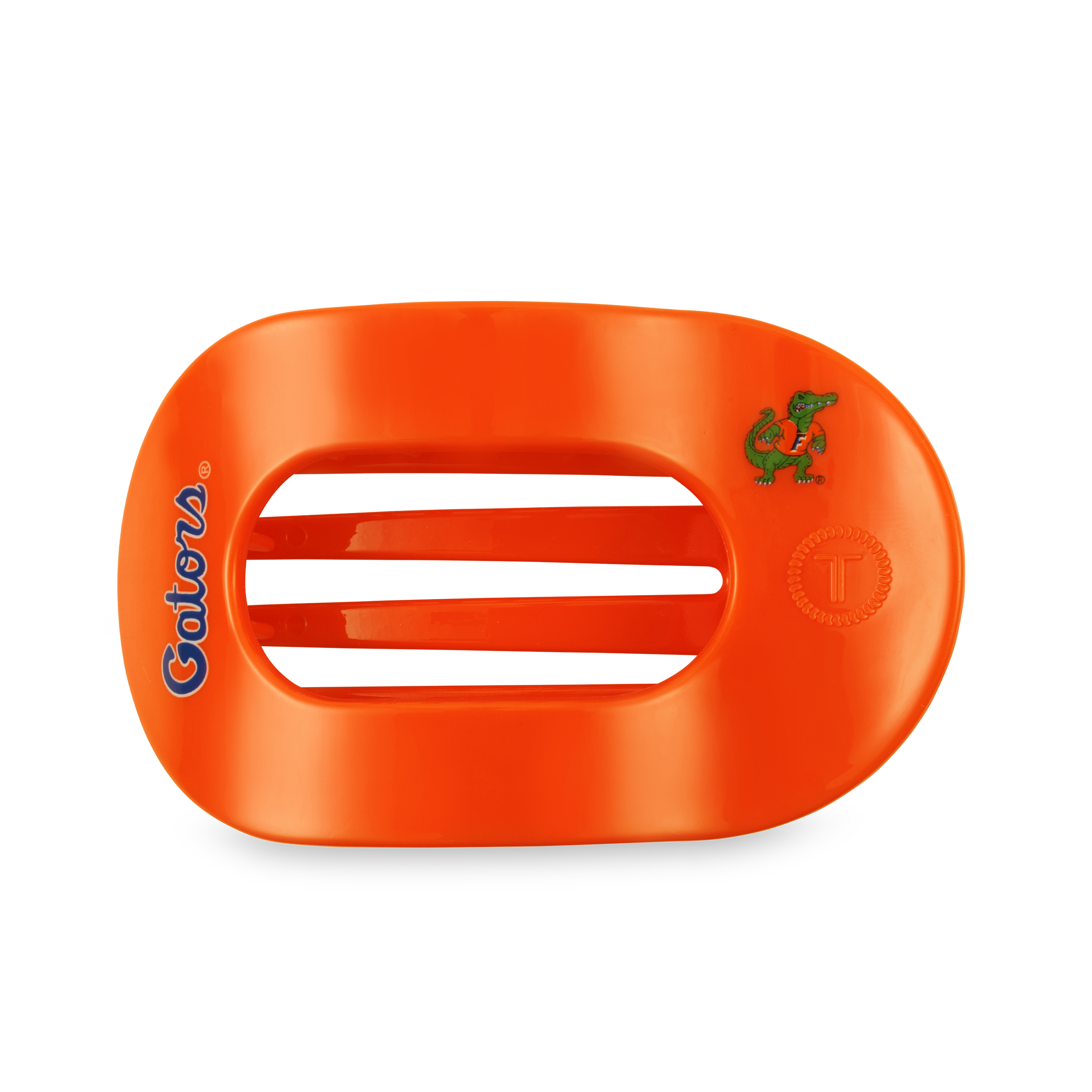 TELETIES - Wholesale Hair Clip - Women's - Flat Round Hair Clip | Large | Go Gators!0