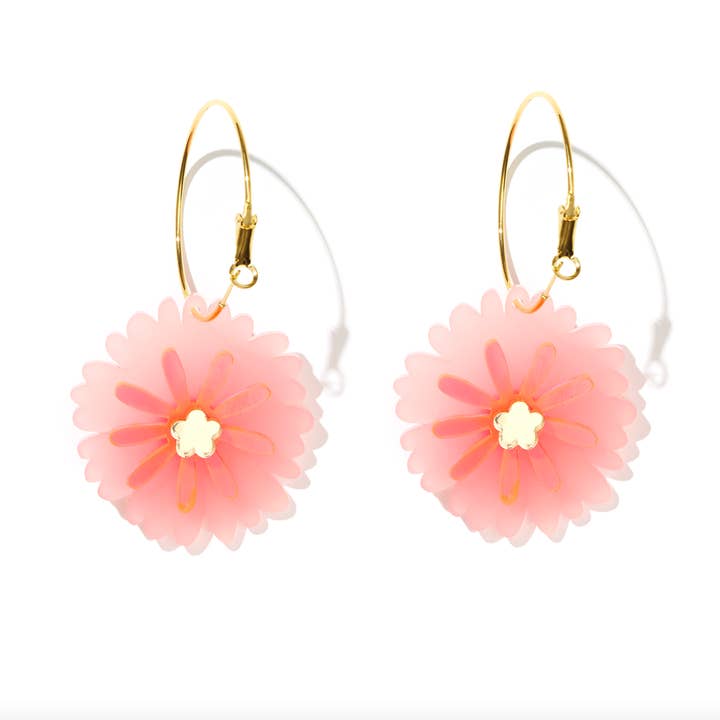 Wildflower hoops // pinks for wholesale by Emeldo