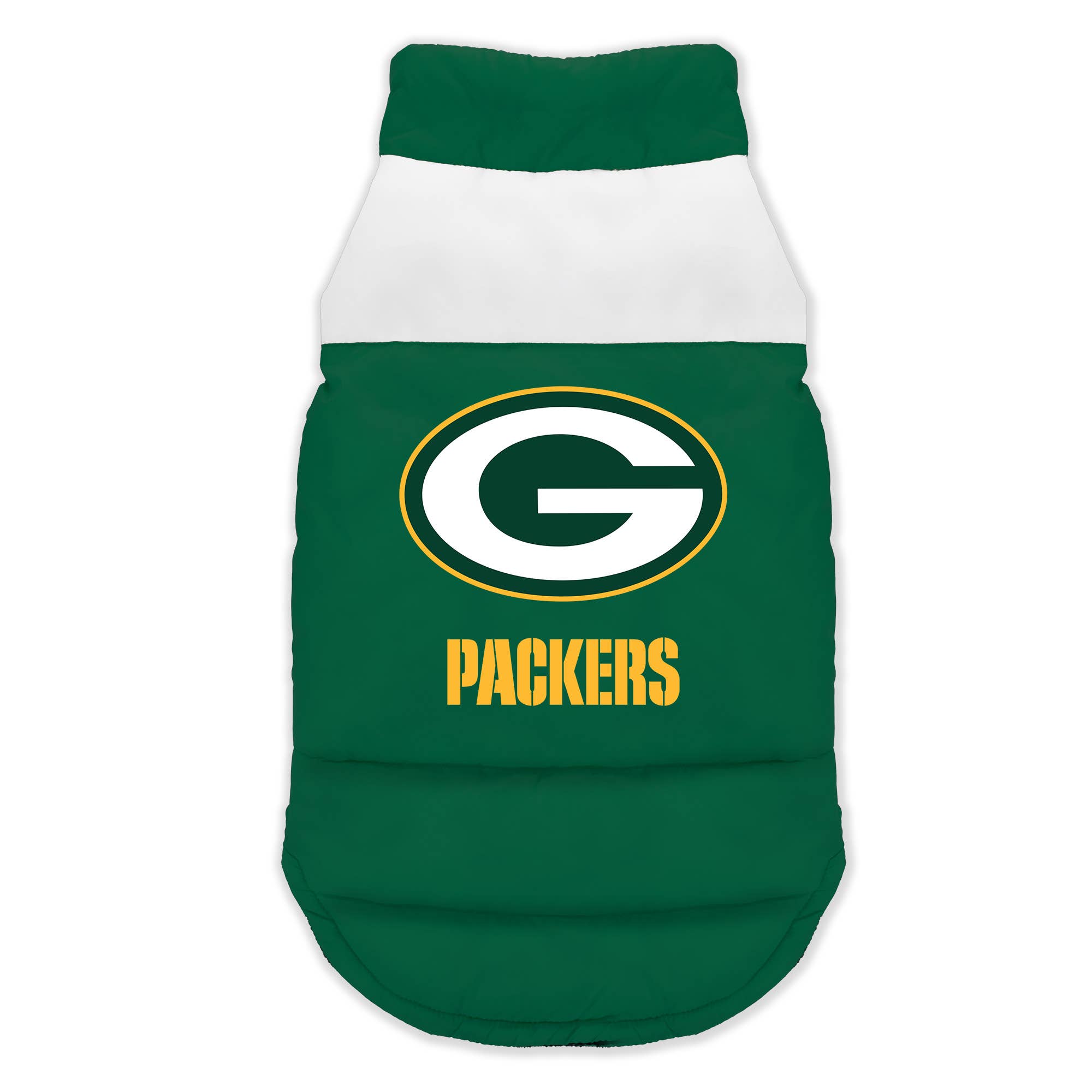 Little Earth Productions - Wholesale Pet Vest - Dog - NFL Green Bay Packers Pet Parka Puffer Vest0