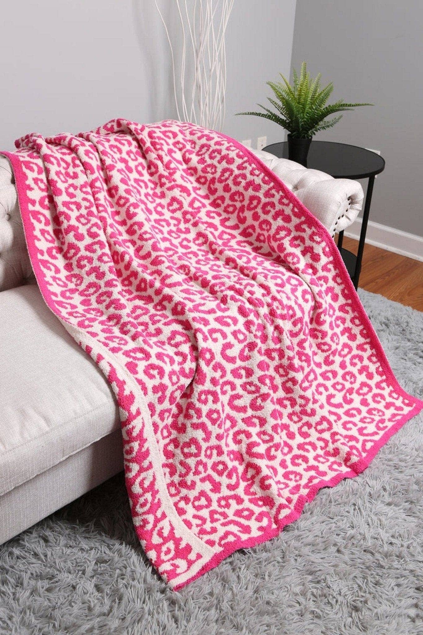 MiMi Wholesale - Wholesale Throw Blanket - Super Lux Leopard Print Throw Blanket16