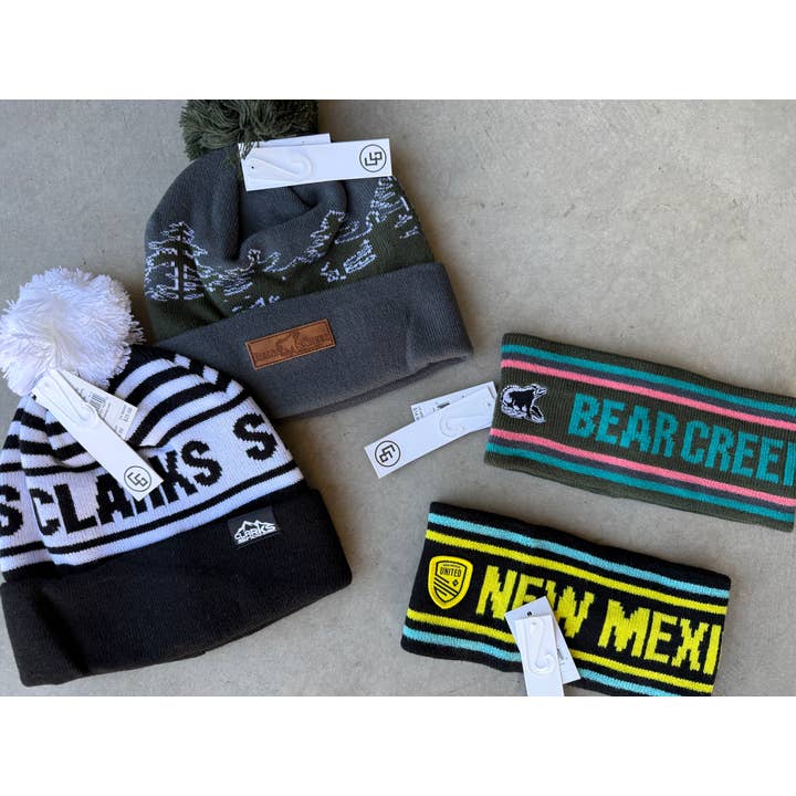 CG Habitats - Wholesale Beanie - Unisex - CUSTOM University Beanie . Forest Beanie .Headband 100pc MIN1