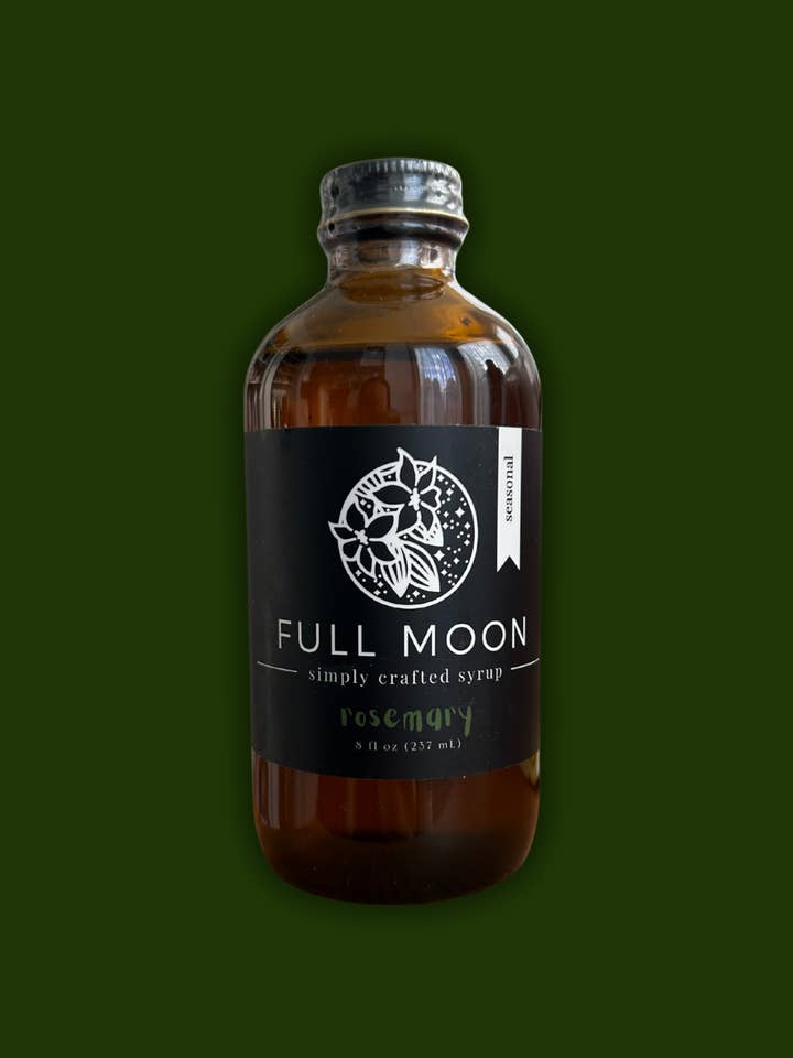 Rosemary Simple Syrup for wholesale by Full Moon