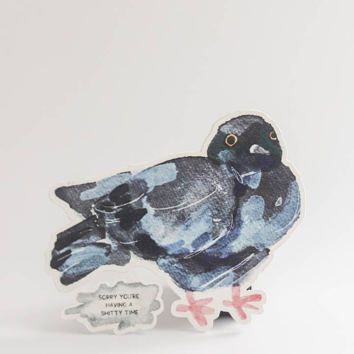 Ashley Frye Studio - Vente Carte de vœux classique - C'est une heure merdique1