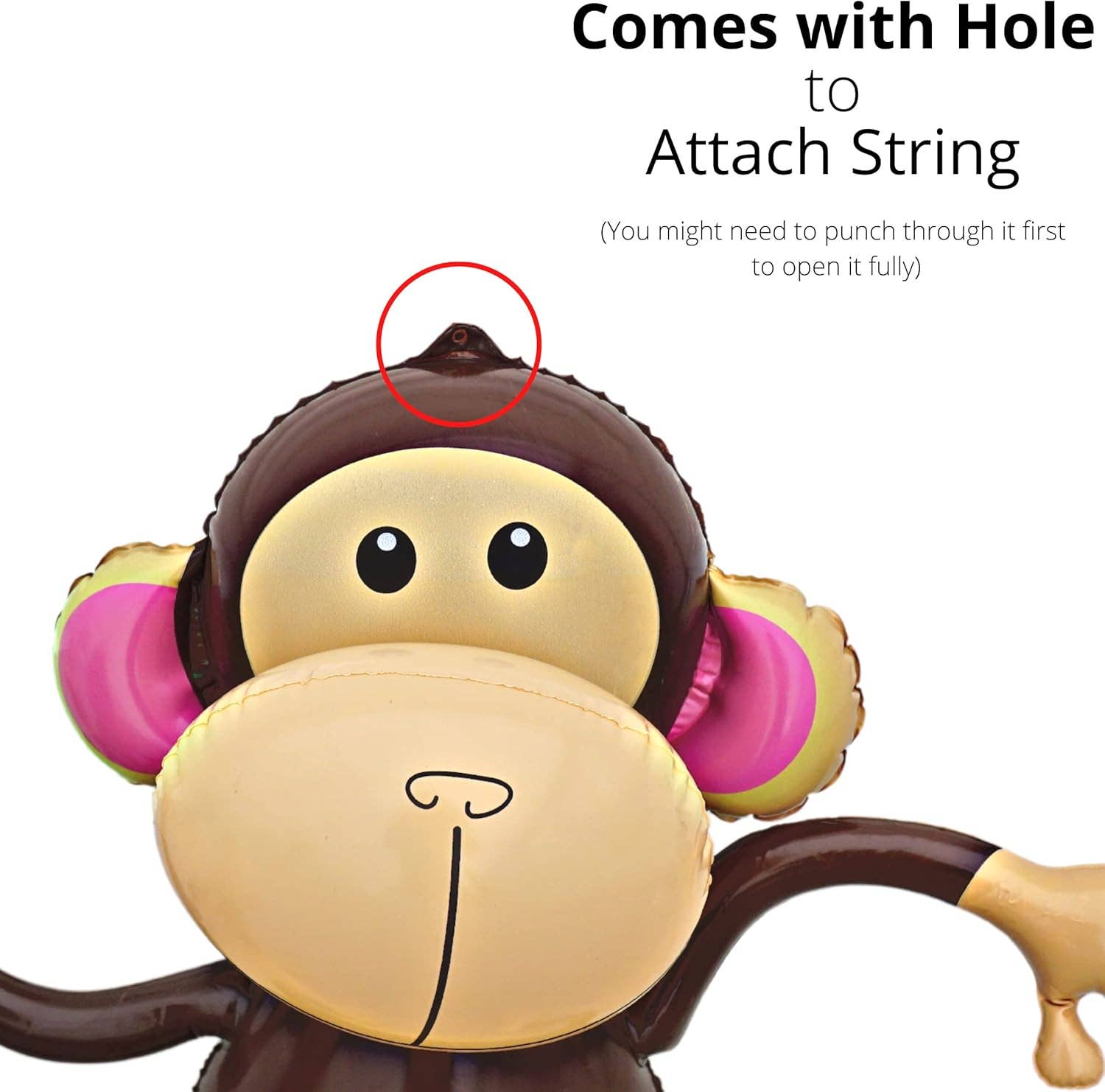 4E's Novelty - Wholesale Inflatable Toy - Kids & Baby - 4E's Novelty 4 Pack 27'' Inflatable Monkeys - Jungle Decor & Party Supplies4