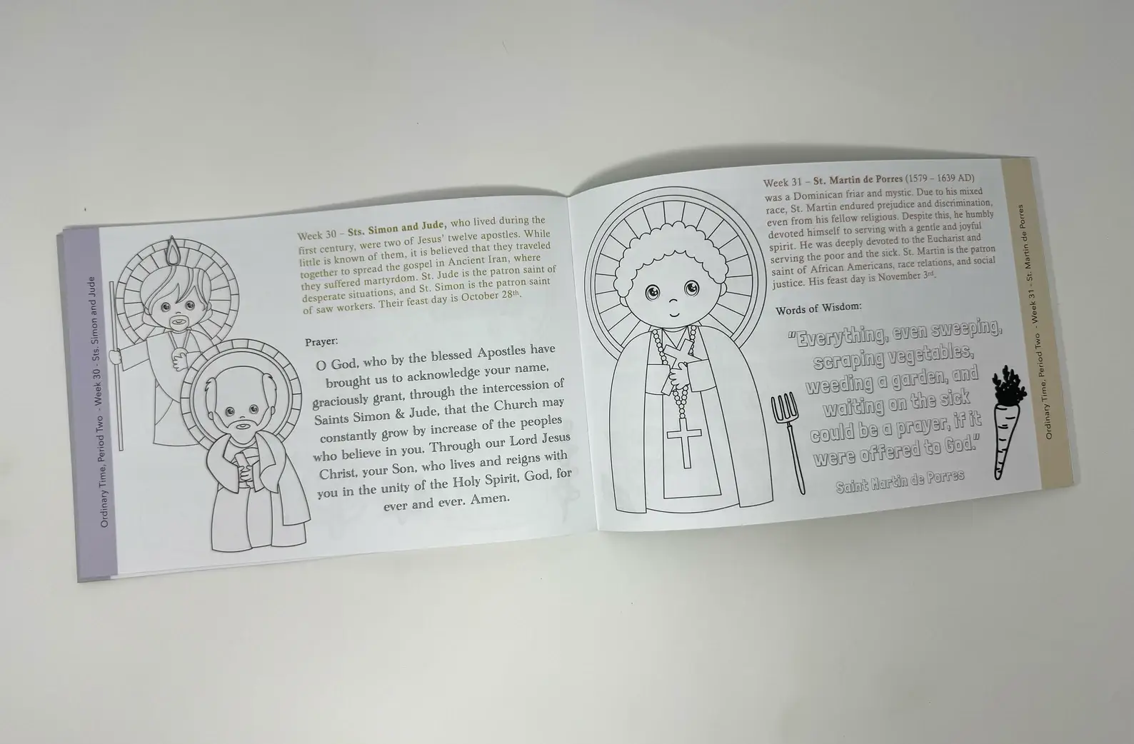 Meyer Market Designs - Wholesale Coloring & Activity Book - Kids & Baby - Catholic Saints Ordinary Time Coloring Book2