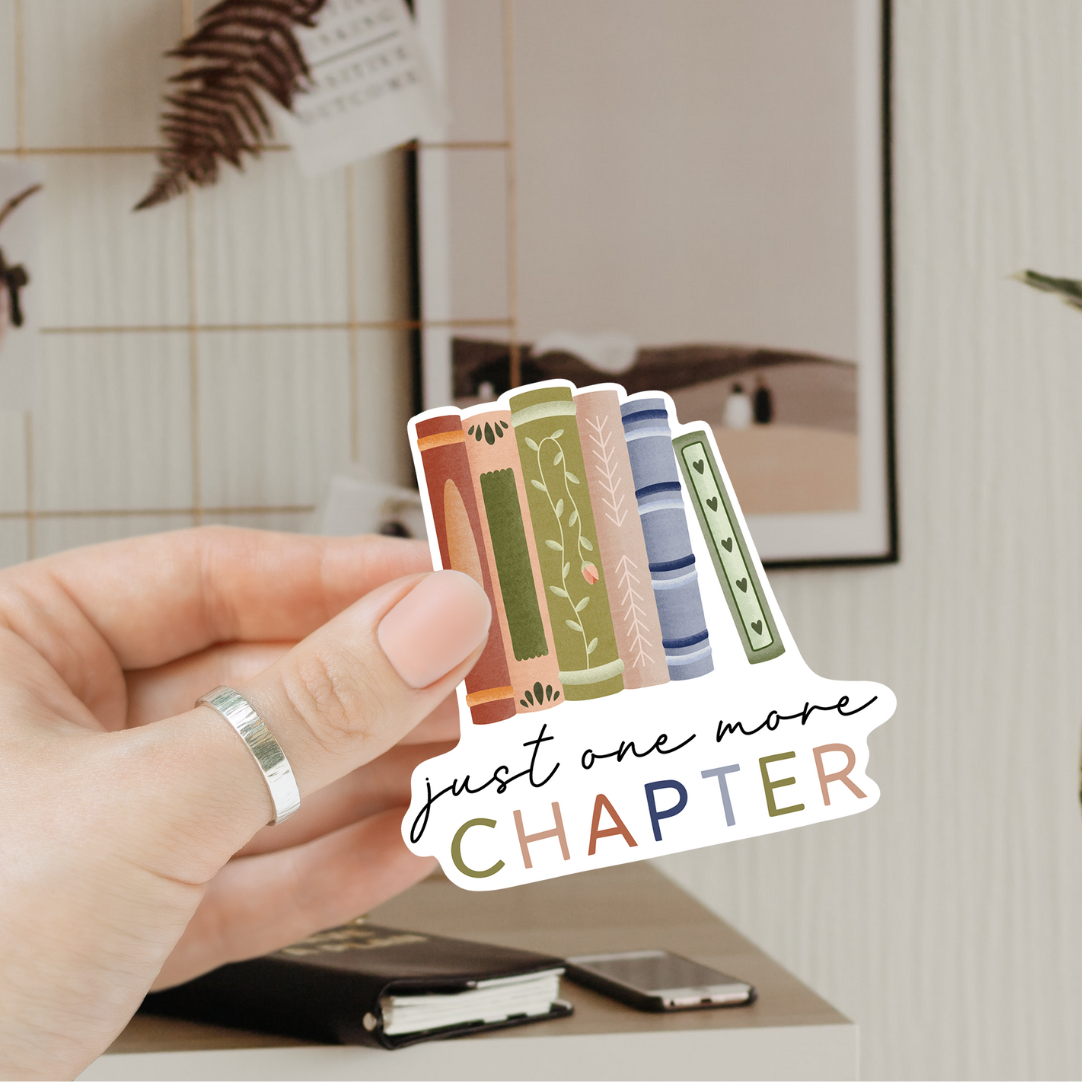 Tilda&Theo - Wholesale Sticker - Reading “One more Chapter” Sticker Book - Vinyl Decal5